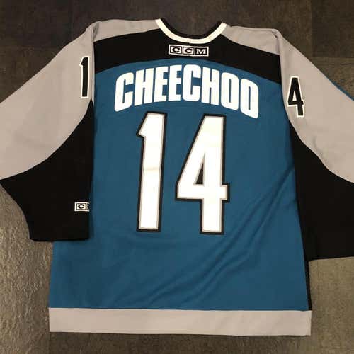 CCM 550 San Jose Sharks CHEECHOO Jersey Medium