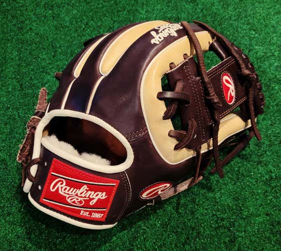 Rawlings Pro Preferred Mocha/Blonde PROS315-2CMO 11.75" Infielder's Baseball Glove