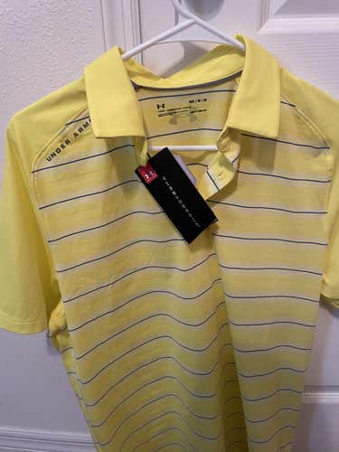 Yellow Men's New Adult Medium Under Armour Shirt