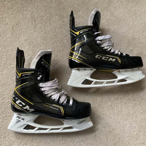 USED CCM AS3 Pro Skates w/ Bauer LS Edge Holder Size 10