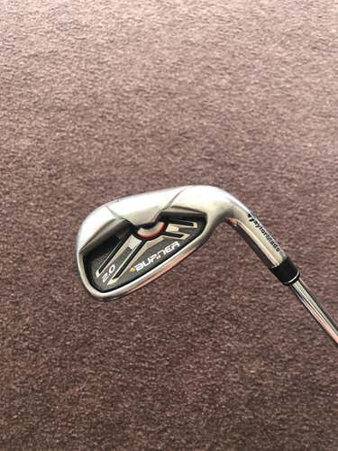 Used Men's TaylorMade Right Handed Burner 2.0 Wedge Regular Flex PW Steel Shaft