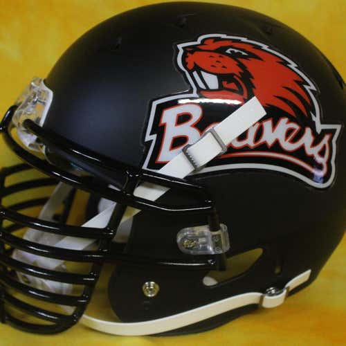 Oregon State Beavers super custom fullsize football helmet Schutt DNA YXL