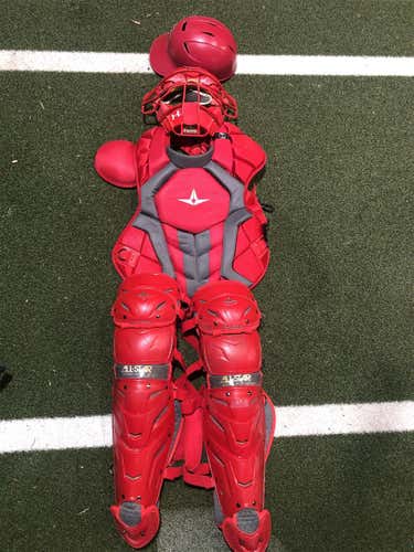 Used All Star System 7 Catcher's Set