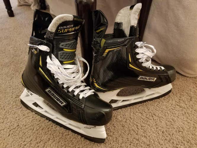 Used Senior Bauer 2sPro Hockey Skates Regular Width Size 9