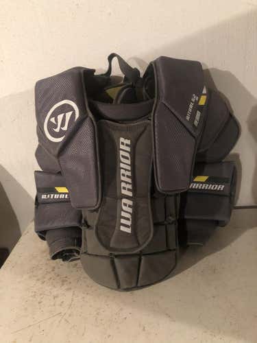 Used Senior Medium Warrior Ritual G2 Goalie Chest and Arm Protector Goalie Chest Protector