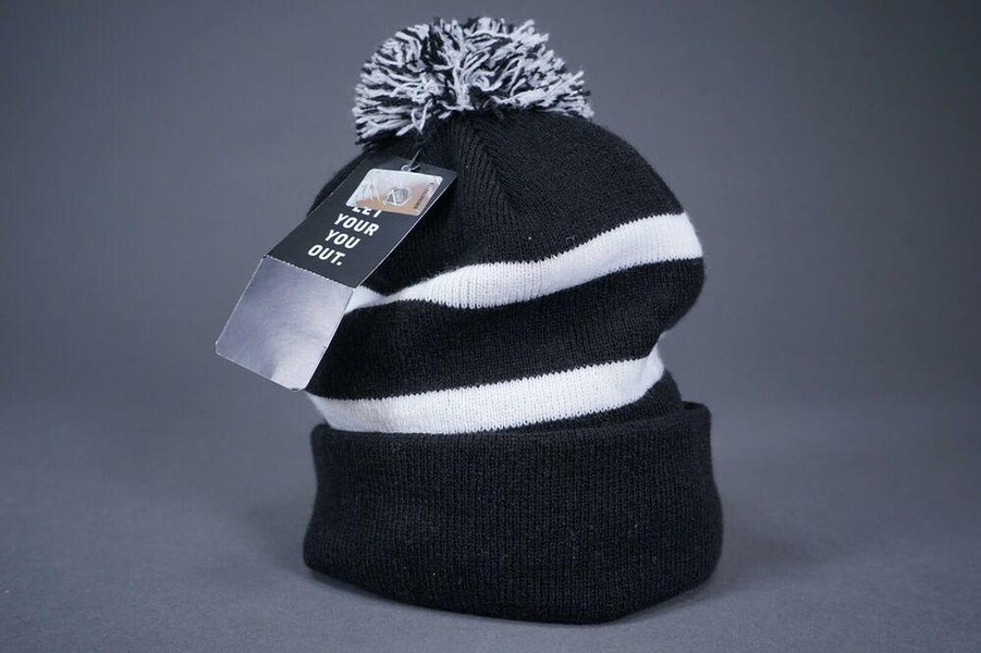 Pittsburgh Penguins Authentic Pro Grey Home Knit Beanie Pom