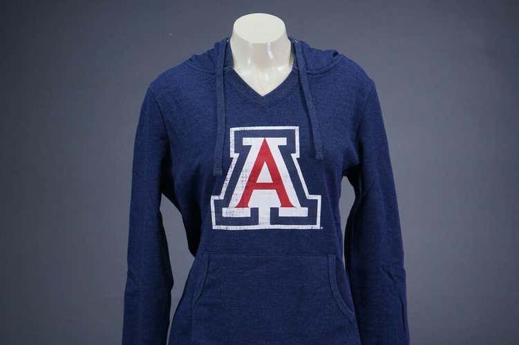 UNIVERSITY OF ARIZONA FANATICS HOODIE PULLOVER W/ FRONT POCKET ~ WOMENS M