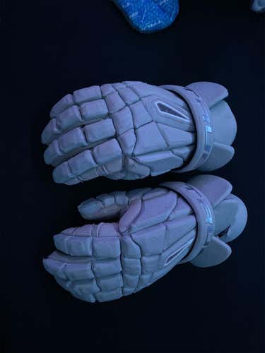 Gray Used True Frequency 13" Lacrosse Gloves