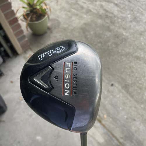Men's Right Handed Big Bertha Fusion Stiff Flex 9 Loft Driver