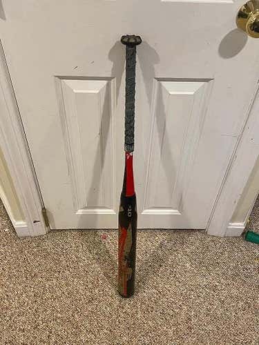 Black Used Kid Pitch (9YO-13YO) DeMarini Composite Paradox Bat (-10) 23 oz 33"