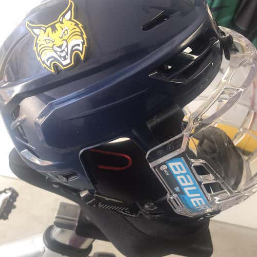 Quinnipiac Pro Stock Hockey Helmet