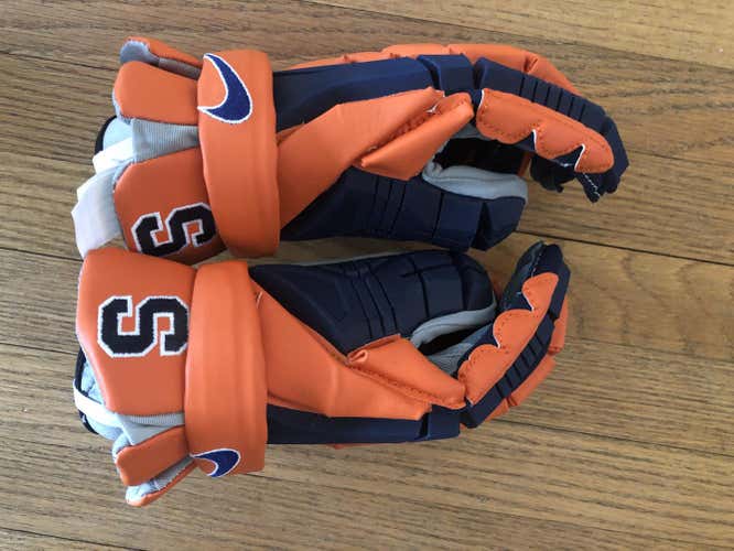 *Brand New, Syracuse Orange Nike Vapor Elite Lacrosse Gloves 13"
