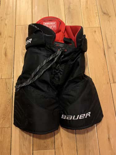 Black Senior Small Bauer Bauer Vapor X900 Lite Hockey Pants