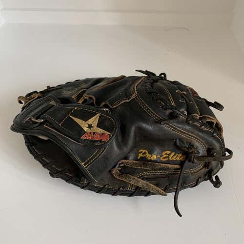 Black High School/College Catcher's Pro elite 33.5" Baseball Glove