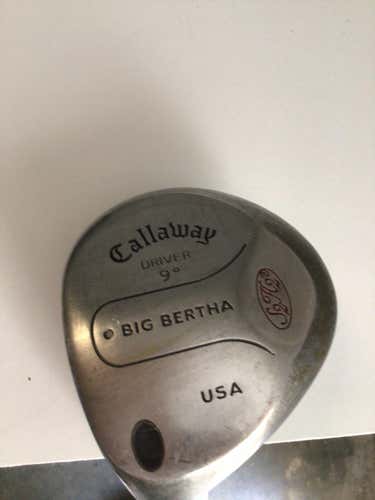 Used Callaway Big Bertha 9.0 Degree Steel Regular Golf Drivers