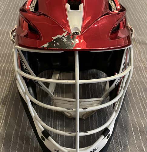 Red Adult Player's Cascade S Helmet