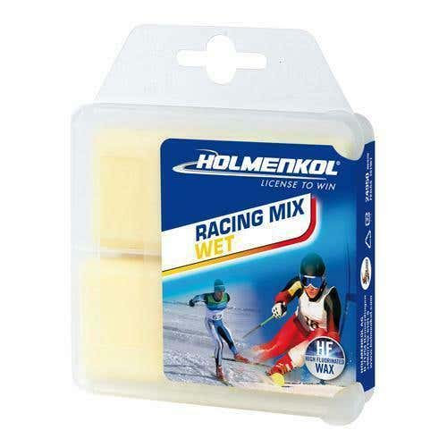 Holmnekol Racing Mix Wet Ski Snowboard Wax 70g Warm Yellow Waxing Tuning