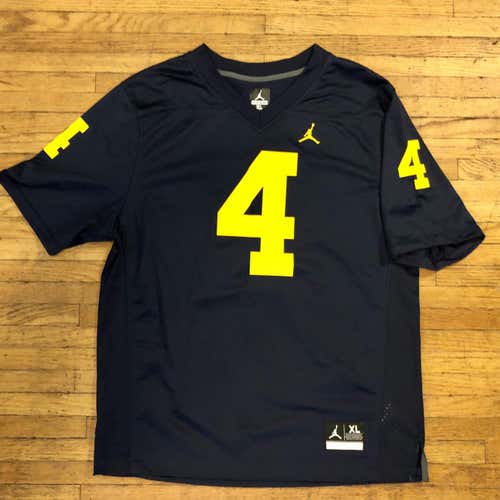 Michigan Wolverines Jordan Brand Football Jersey, XL