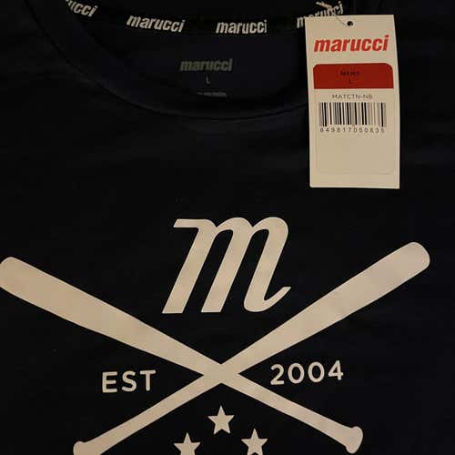 NAVY Adult Large Marucci T-Shirt