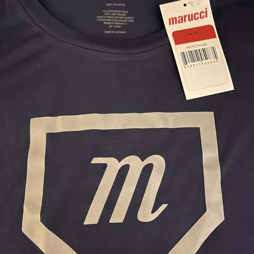 NEW MARUCCI Adult Large NAVY T-Shirt