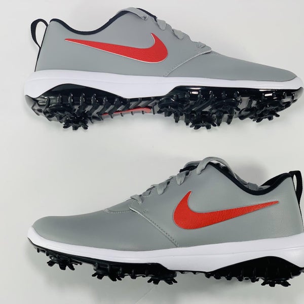 Nike Roshe G Tour Golf Shoes Particle Grey Black Red AR5580-003 Mens Size 8