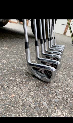 Men's Right Handed Callaway X Tour Forged Project X Steel Shaft Iron Set (3-PW)