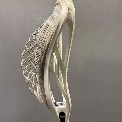 White Used Attack & Midfield Strung Evo Fat Boy Warp Pro Head