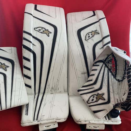 Black Senior 34" Regular Goalie Full Set
