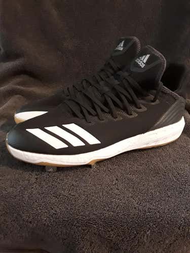 Black New Men's Size 11 (Women's 12) Metal Adidas Low Cut