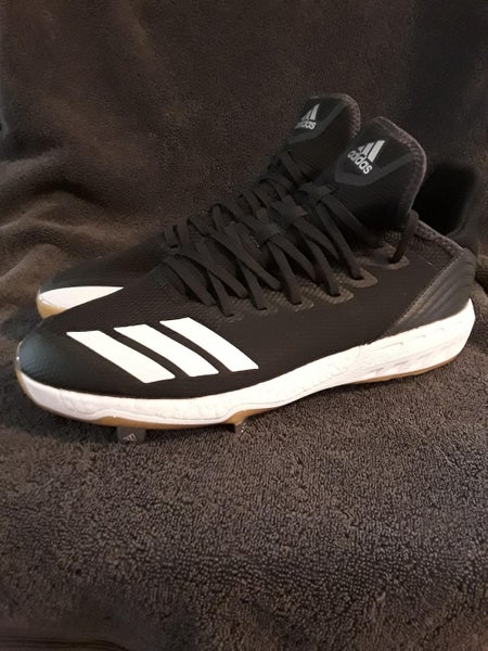 Black New Men's Size 11 (Women's 12) Metal Adidas Low Cut