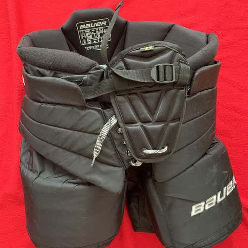 Black Intermediate Large Bauer s190 Hockey Goalie Pants