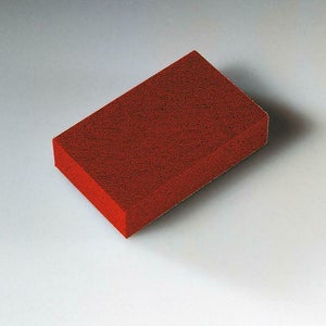 Wintersteiger Red Soft Gummy stone, 2.5x1.5x0.75in | Ski Snowboard Edge Tuning