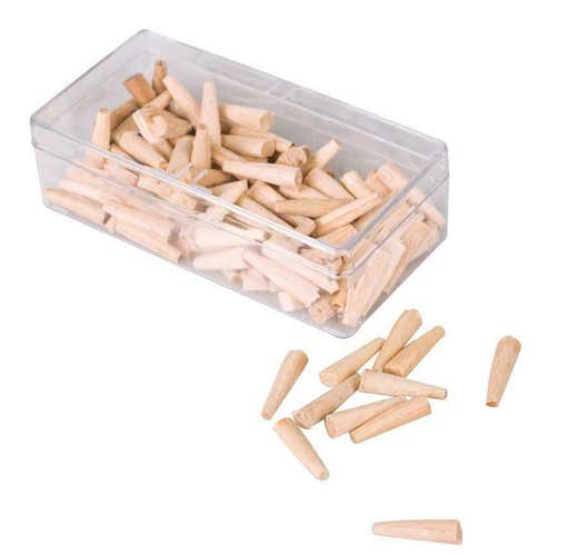 100 Count Wooden Plugs by Wintersteiger for Filling Ski Binding Holes for Screws