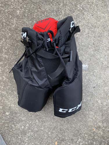 Black Youth Small CCM Hockey Pants