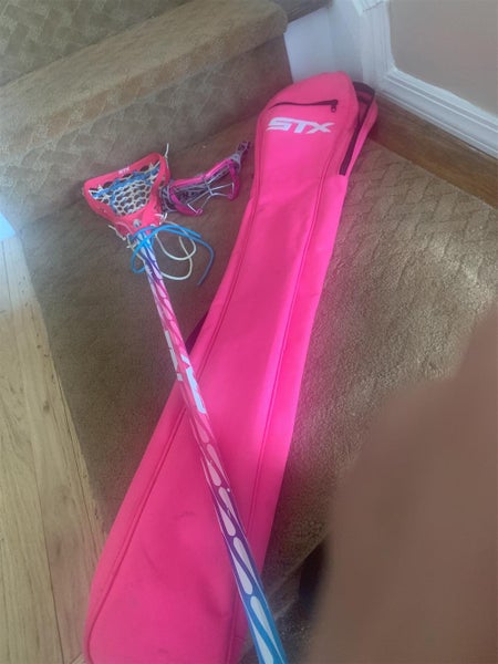 Cute Girls Beginning STX Stick Goggles And Bag!