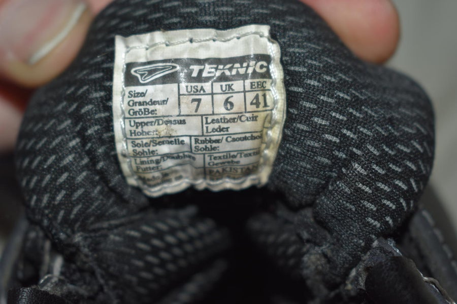 Teknic Racing Power Skin Boots, Size 7