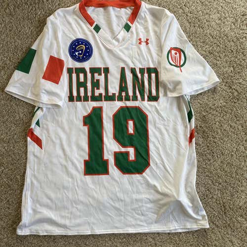 White Adult Large Under Armour Jersey