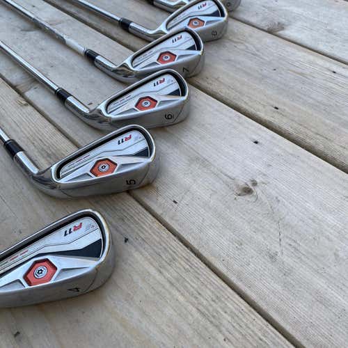 Men's Right Handed R11 Stiff Flex Steel Shaft Iron Set