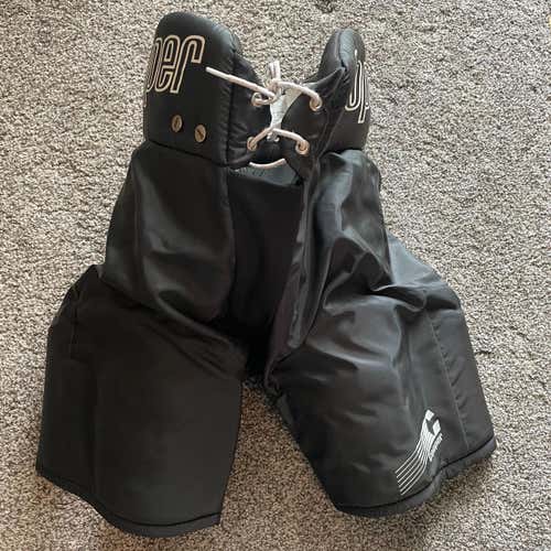 Vintage Black Senior Medium Cooper Hockey Pants - HM 10