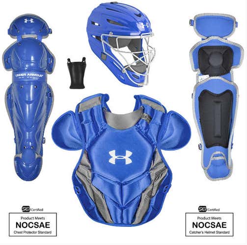 Under Armour Converge Victory Series Catchers Set Royal (Ages 9-12)