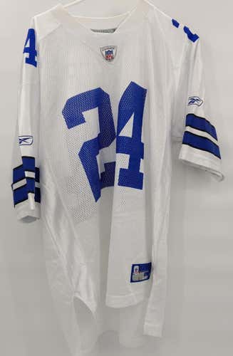 Dallas Cowboys Marion Barber NFL Authentic Reebok White Football Jersey Adult Large MINT CONDITION