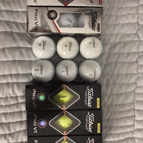 White New Titleist Pro V1  Balls