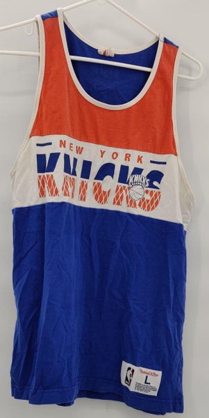 New York Knicks Mitchell And Ness NBA Authentic Tanktop Size Adult Large SUPER CLEAN!