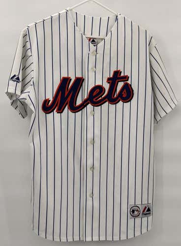 New York Mets Johan Santana Majestic MLB Baseball Authentic Stitched Jersey Size Adult Medium *MINT*
