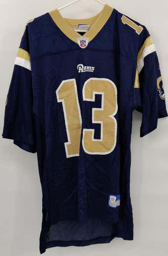 St. Louis Los Angeles Rams Kurt Warner NFL Reebok Football Jersey Size Adult Medium MINT CONDITION