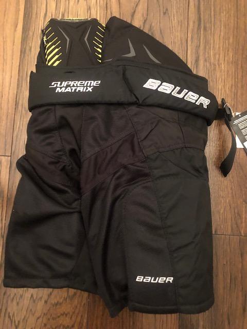 Brand New Bauer Supreme One35 Junior Medium Navy Hockey Pants 