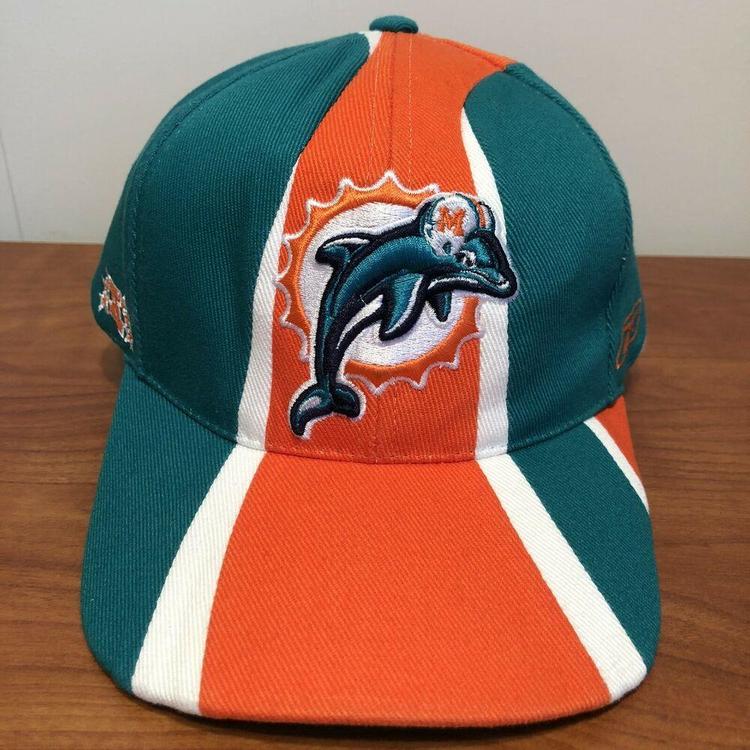 Miami Dolphins Hat Baseball Cap Mens 
