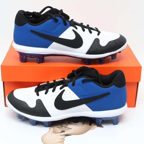 (US 8) Nike Alpha Huarache Varsity Low Men’s Baseball Cleats AO7959-104 Blue