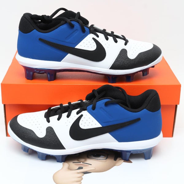 (US 8) Nike Alpha Huarache Varsity Low Men’s Baseball Cleats AO7959-104 Blue