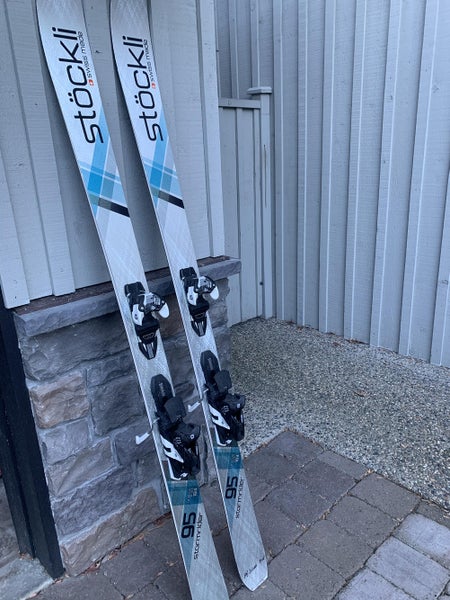 Used 2019 Stockli Powder Stormrider 95 Skis-184cm with Warden 13 bindings (demos-less then 20 days)